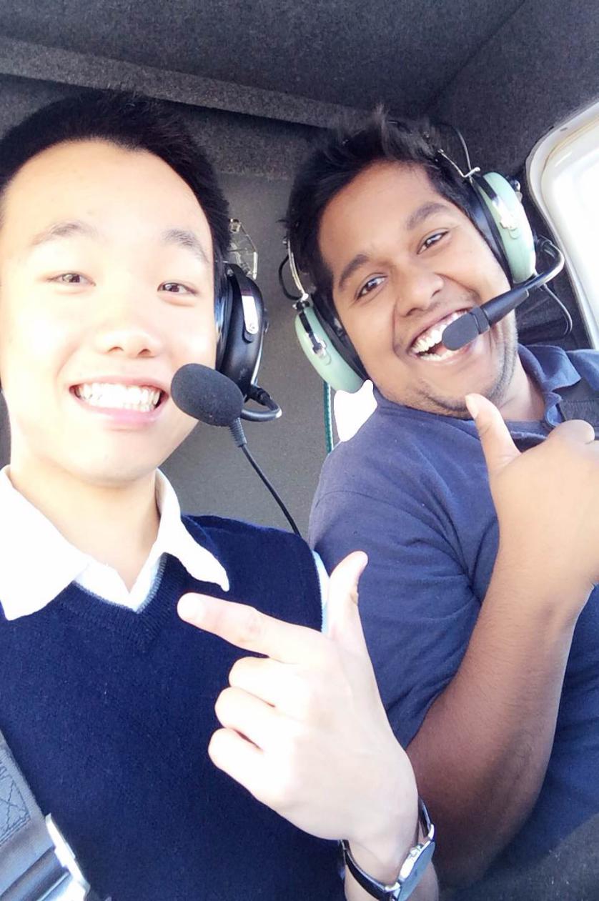 CHEN with his foreigner friend